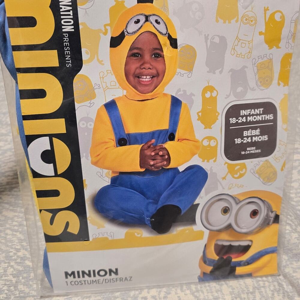 Minions Toddler Baby Costume 18-24 Months NWT - Picture 2 of 4